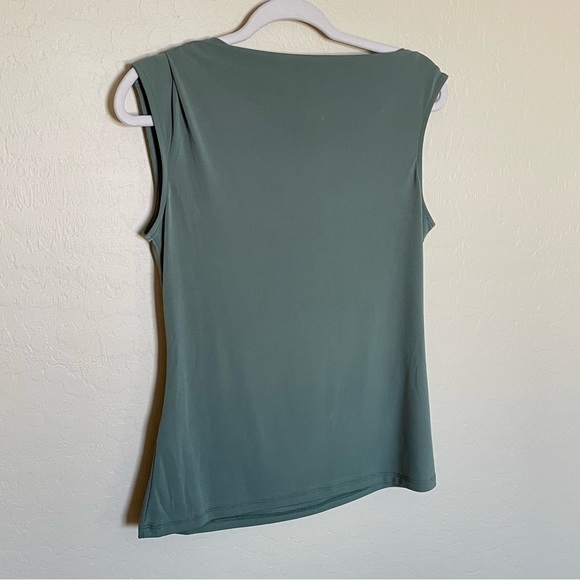 DKNY Olive Cowl Neck Shell Top - NWT - Picture 5 of 8